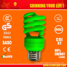 9mm 13W colored Half Spiral lamp SKD 10000H CE QUALITY